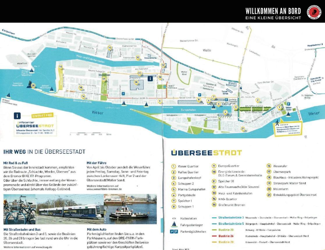 Suesses Motorboot - Bremen Ueberseestadt 외부 사진